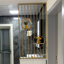 Living room room hollow washstand metal entry porch shelf screen shield decoration modern minimalist iron art