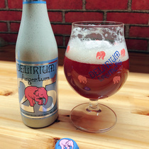 Powder elephant beer mug Belgian Tulip craft beer goblet exquisite low foot wine glass small custom LOGO