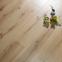 Nordic reinforced composite diamond wood floor factory direct 12MM home decoration environmentally friendly geothermal wear-resistant light gray wood grain color