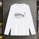 2020 new autumn men's long-sleeved t-shirt pure cotton white compassionate men's bottoming shirt top clothes trend round neck 2020 new autumn men's long-sleeved t-shirt pure cotton white compassionate men's bottoming shirt top clothes trend round neck
