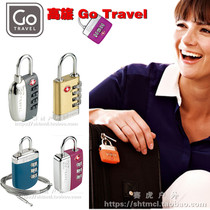 UK gotravel customs clearance check-in password lock TSA customs travel aviation luggage anti-theft lock luggage padlock