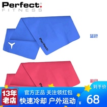 Perfect PET cooling sports towel Ice towel Cold sweat-absorbing fitness blue breathable quick-drying running