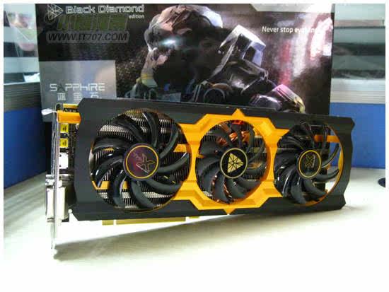 完治屋★ 蓝宝石 r9 280x 3g gddr5 黑钻版 牛x的不得了