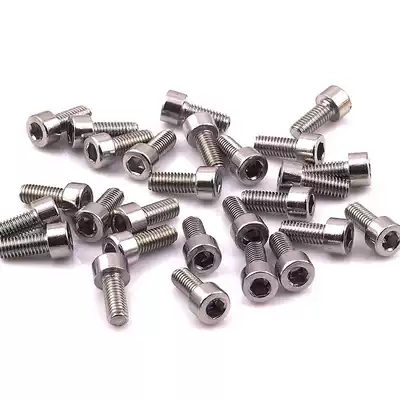 Bicycle shelf screws Mountain bike kettle rack screws Hexagon screws M5 screws 5mm screws Aluminum alloy