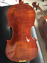 Milan fully handmade high-grade violin tiger pattern solid wood grade examination solo children adult western musical instruments