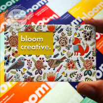 Cotton paper press bump plate printing business card design and production custom business company creative customized personalized card