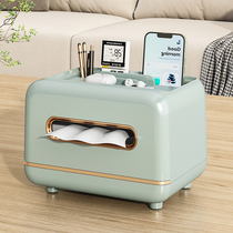 Paper Towel Box Living Room Upscale Light Lavish Paper Box Multifunction Tea Table Remote Control Containing Home Desktop Creative Pendulum