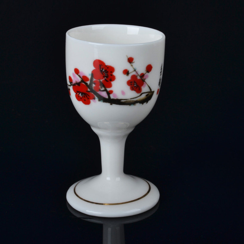 陶瓷酒杯 白酒杯 烈酒杯 酒具 品酒杯 小酒盅 婚庆酒杯 茅台酒杯