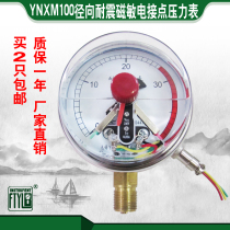 FTYLB Wuxi Feitian YNXM100I IIIZQ Magnetic Sensitive 24v Seismic Seismic Oil Electric Contact Pressure Gauge