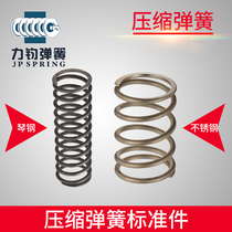 Compression spring piano wire stainless steel compression spring outer diameter 1 2mm-75 19mm compression spring catalog specification table
