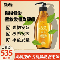 Ziyuan no silicone oil ginger shampoo Dew 535ml male Lady oil shampoo shampoo ginger degreasing