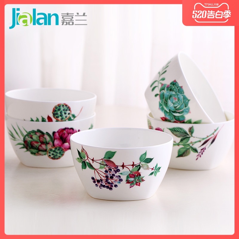Garland ipads China creative rice bowls 4.5 inches square, square, practical express bowl of Japanese western food porridge soup bowl