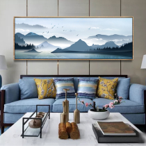 Landscape painting living room hanging painting ink bedroom bedside decoration painting new Chinese Zen sofa background wall mural