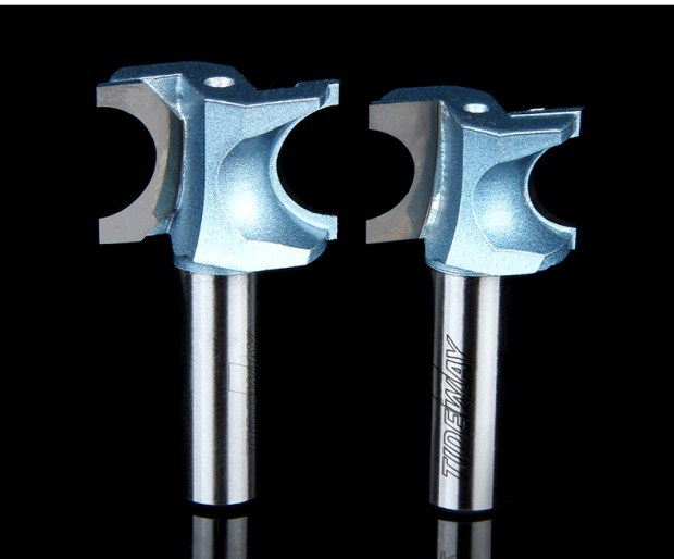 tideway浪潮工业级正半圆刀电木铣锣刀修边机圆木棒弧形修圆边刀