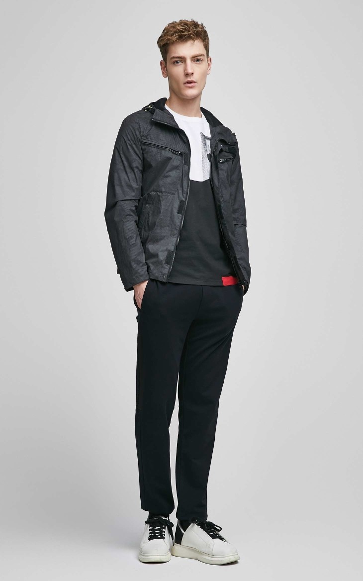 selected思莱德连帽多口袋男夹克外套c|417121504