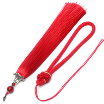 Car hanging accessories Tassel handle pieces Rope spike earrings Lanyard hanging spike fan pendant Hanging red and yellow coffee Chinese knot decoration line