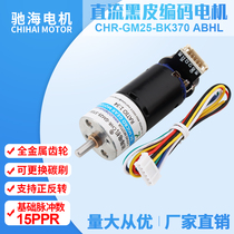 Factory direct GM25 Black leather 370 DC Coding decelerated motor Naughty Dragon Smart Racing truck 6V12V