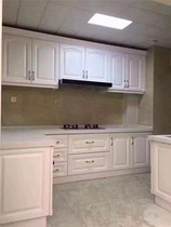 Whole cabinet Solid wood multi-layer cabinet Solid wood multi-layer door panel Environmental protection unchanged quartz stone countertop