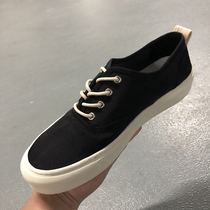 European and American boutique mens canvas shoes 2021 autumn new black casual shoes Joker breathable board shoes mens trendy shoes