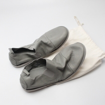 Japanese simple leather shoes mens original breathable soft mens shoes Joker single shoes comfortable casual lazy shoes