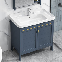 Bathroom cabinet combination Floor-to-ceiling bathroom sink Ceramic laundry basin with washboard washbasin washbasin pool