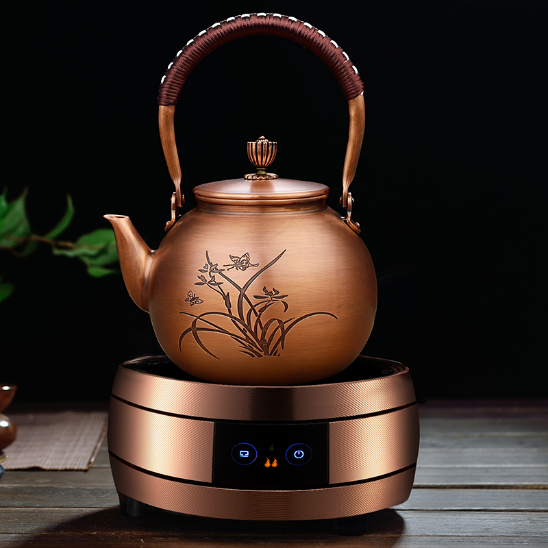 Manually restore ancient ways more copper pot of boiled water curing pot kettle suit the electric TaoLu boiled tea, the teapot