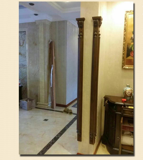 欧式美式门套实木护墙角墙角保护条护墙条装饰线条墙护角实木线条_双