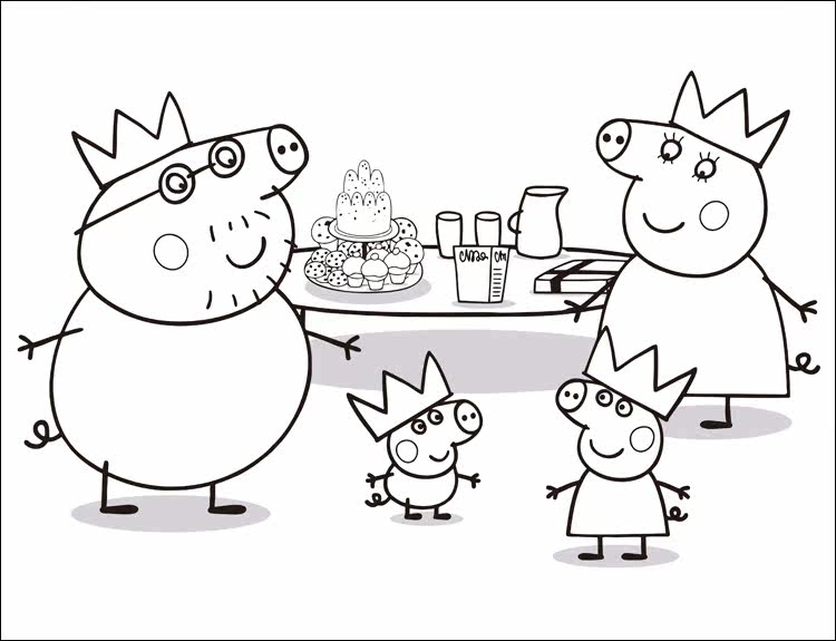 生日节日礼物涂色本3-6岁幼儿童学画画书涂鸦填色宝宝动物简笔画