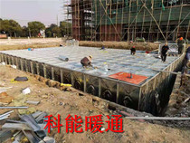 Factory customized buried anti-floating tank pump integrated stainless steel fire water tank hot-dip galvanized fire-fighting pool