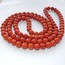 Dialect Hetian jade necklace special 300 yuan south red agate 10mm108 Beed handstring DIY accessories L