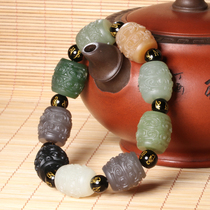 Dialect and Tian Jade Preferential only RMB780 boutique specialities Russia Mountain stock multi-treasure imitation ancient behemoth hand chain h