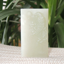 Dialect Hetian Jade for only 360 yuan wearing grade Qinghai material Qingbai Jade boutique high vision jade pendant pendant