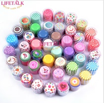 High temperature resistant snow mei Niang oil-proof paper tray printing color green egg yolk crisp baking packaging oil-proof paper tray