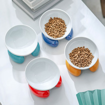 Ceramic Pet Bowl Nordic Cat Bowl Dog Bowl Pet Supplies Single Bowl Cat Food Basin Teddy Dog Rice Bowl Cat Food Bowl