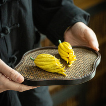 Got to be hands-on-hand) Zens hand as a buddhist melon tea favorite tea table hem Decorative Buddhas Ceramic Hand Knead can be raised