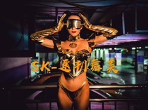 SK Speed Masquero Dance Beauty Metal Series New Bar Nightclub Rehearsal Show Custom Stage Dress