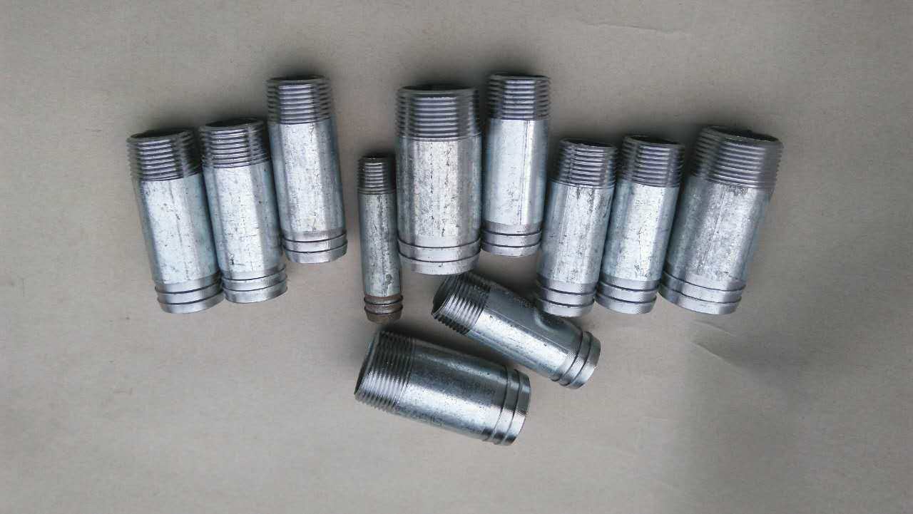 15x40热镀锌外丝直接 直接对丝 对丝接头 双头对丝 螺纹直通接头