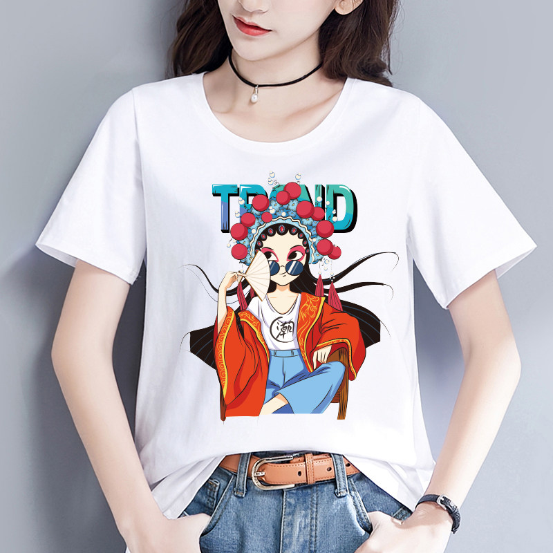 国潮中国风情侣柯式烫画衣服烫画贴烫印图案贴衣服的图案时尚补丁