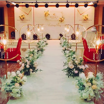 Wedding Wedding Props Scepter Road Leading Lights Ttai Stage Decoration Scene Arrangement Iron Art Geometric Palace Lamp Chandelia
