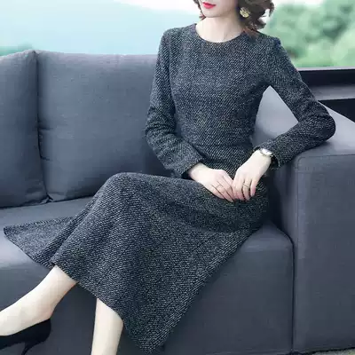 Mrs. Gui dress, middle-aged women, new crotch skirt, thin, high-end foreign school, more than 40-50-year-old women's clothing