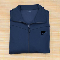 Spring and autumn long-sleeved physical fitness clothes Navy casual sportswear training tooling mens jacket trousers suit