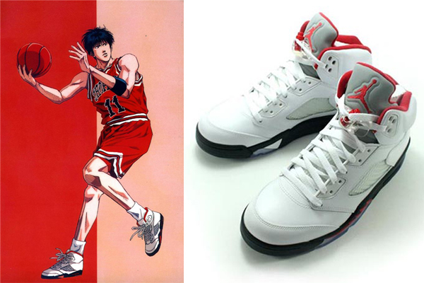 流川枫:air jordan 4/5