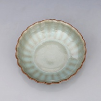 Songguan kiln sky green glaze edge brush wash room equipment antique porcelain antique porcelain antique old Collection