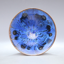 Boutique Song Jianyang kiln blue shell hat hat tea bowl antique porcelain antique porcelain antique old Collection