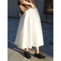 No good seeing city Japan imported 100% cotton sun drying process A-dimensional skirt (daydream)