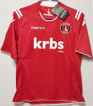 2021 09 03-1556 genuine Macron Charlton Athletic Charlton 2010-11 Red Short Sleeve