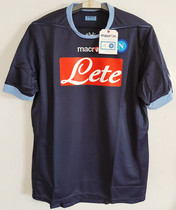 0355 genuine Macron Napoli 2011 jersey dark blue short-sleeved football suit