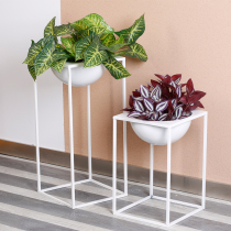 European-style flower stand indoor green Luo living room fruit pot floor decoration decoration balcony small flower pot home multi-meat potted plant