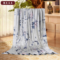 Double-sided childrens silk quilt cover Single piece 100%silk silk quilt cover Printed quilt cover