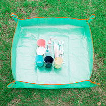 Floor mat gardening Mat supplies earthed mat balcony mixing soil thickened waterproof flower basin mat